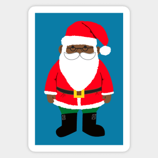 African American Santa Claus Sticker